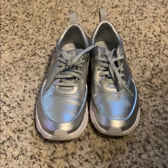 silver nikes